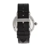 Heritor Mens Automatic Black Leather Strap Watch Herhr8402
