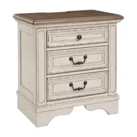 Signature Design by Ashley® Realyn Bedroom Collection 3-Drawer Nightstand