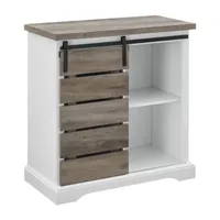 Bianca Small Space Collection Storage Accent Cabinets