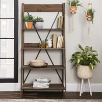 Lisa Small Space Collection 4-Shelf Bookshelf