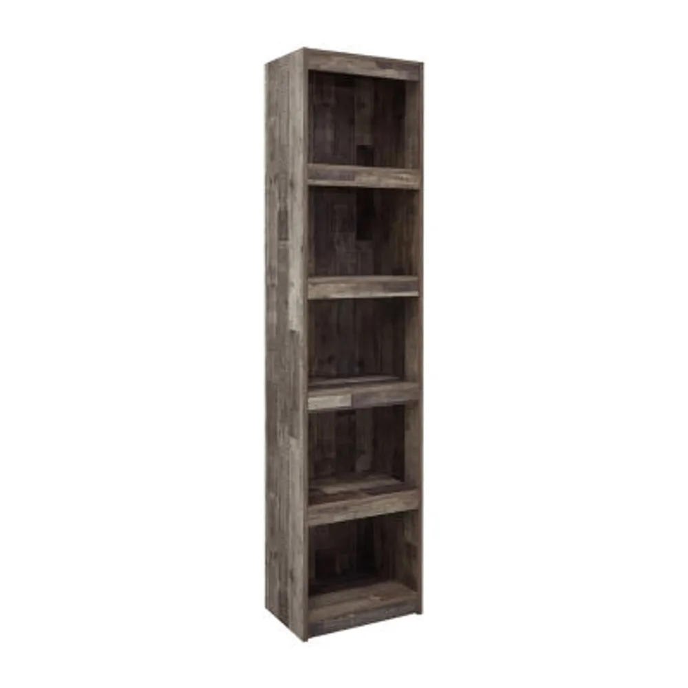 Signature Design by Ashley® Derekson Butcher Block Gray Pier Entertainment Center