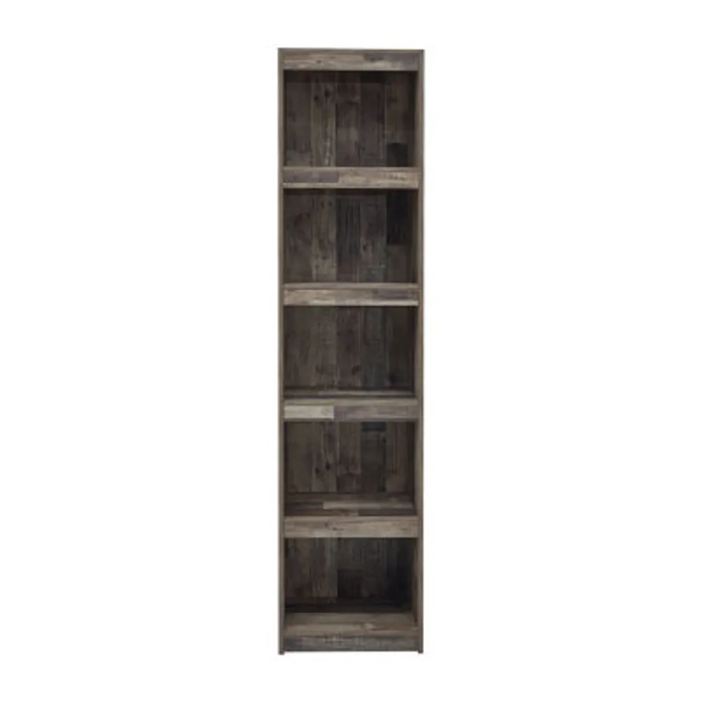 Signature Design by Ashley® Derekson Butcher Block Gray Pier Entertainment Center