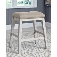 Signature Design by Ashley® Skempton Kitchen + Dining Furniture Collection 2-pc. Counter Height Upholstered Bar Stool