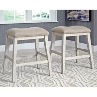 Signature Design by Ashley® Skempton Kitchen + Dining Furniture Collection 2-pc. Counter Height Upholstered Bar Stool