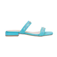 New York & Company Womens Becki Flat Sandals