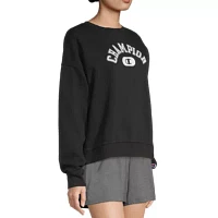 Champion Womens Crew Neck Long Sleeve Sweatshirt