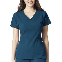 Wink® Aero Flex Back Womens V Neck Stretch Fabric Short Sleeve Scrub Top