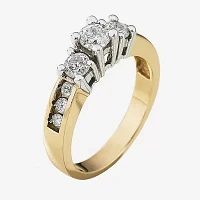 Love Lives Forever™ Natural Diamond 3-Stone Ring