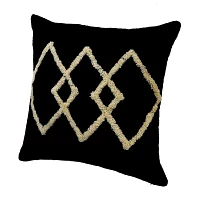 LR Home Designed By Evette Rios Avon Diamond Square Throw Pillow