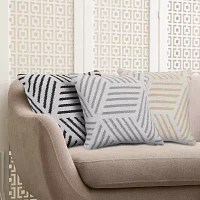 LR Home Designed By Evette Rios Erri Modern Square Throw Pillow