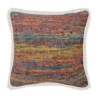 LR Home Designed By Evette Rios Cina Bohemian Square Throw Pillow