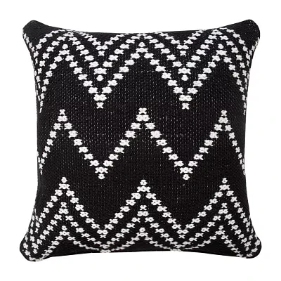 LR Home Designed By Evette Rios Leon Modern Square Throw Pillow