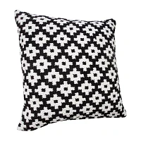 LR Home Designed By Evette Rios Ivan Modern Square Throw Pillow