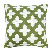 LR Home Designed By Evette Rios Cole Modern Square Throw Pillow