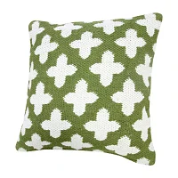 LR Home Designed By Evette Rios Cole Modern Square Throw Pillow