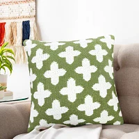 LR Home Designed By Evette Rios Cole Modern Square Throw Pillow