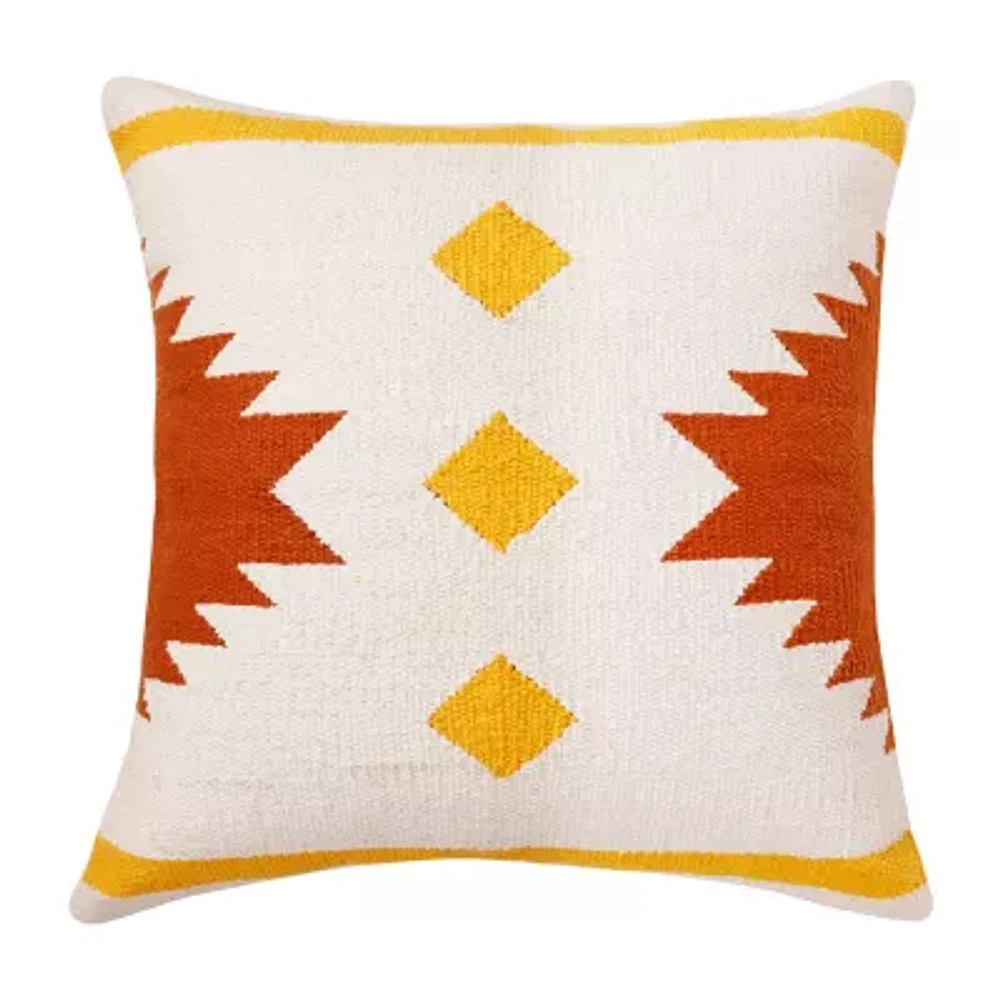 LR Home Designed By Evette Rios Ace Southwestern Square Throw Pillow