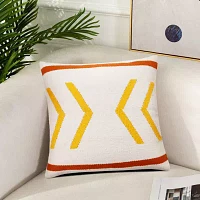 LR Home Designed By Evette Rios Amari Southwestern Square Throw Pillow