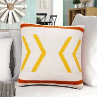 LR Home Designed By Evette Rios Amari Southwestern Square Throw Pillow