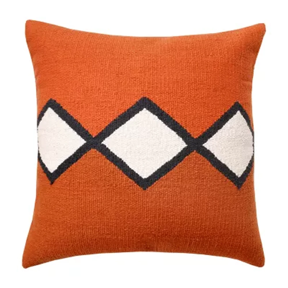 LR Home Designed By Evette Rios Arlo Southwestern Square Throw Pillow