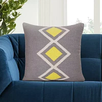 LR Home Designed By Evette Rios Alan Southwestern Square Throw Pillow