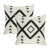 LR Home Designed By Evette Rios Abel Dia Set 2 Square Throw Pillow