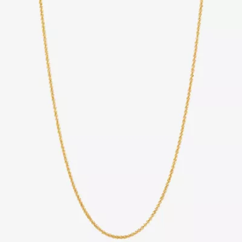 14K Yellow Gold 18" Brilliant Chain