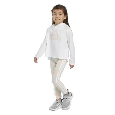 adidas Little Girls 2-pc. Legging Set