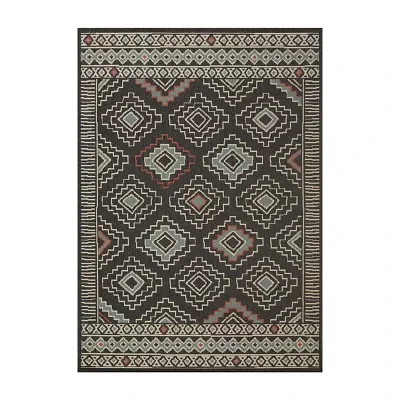 Evette Rios X LR Home Tribal Bohemian 24"X36" Indoor Outdoor Rectangular Accent Rug