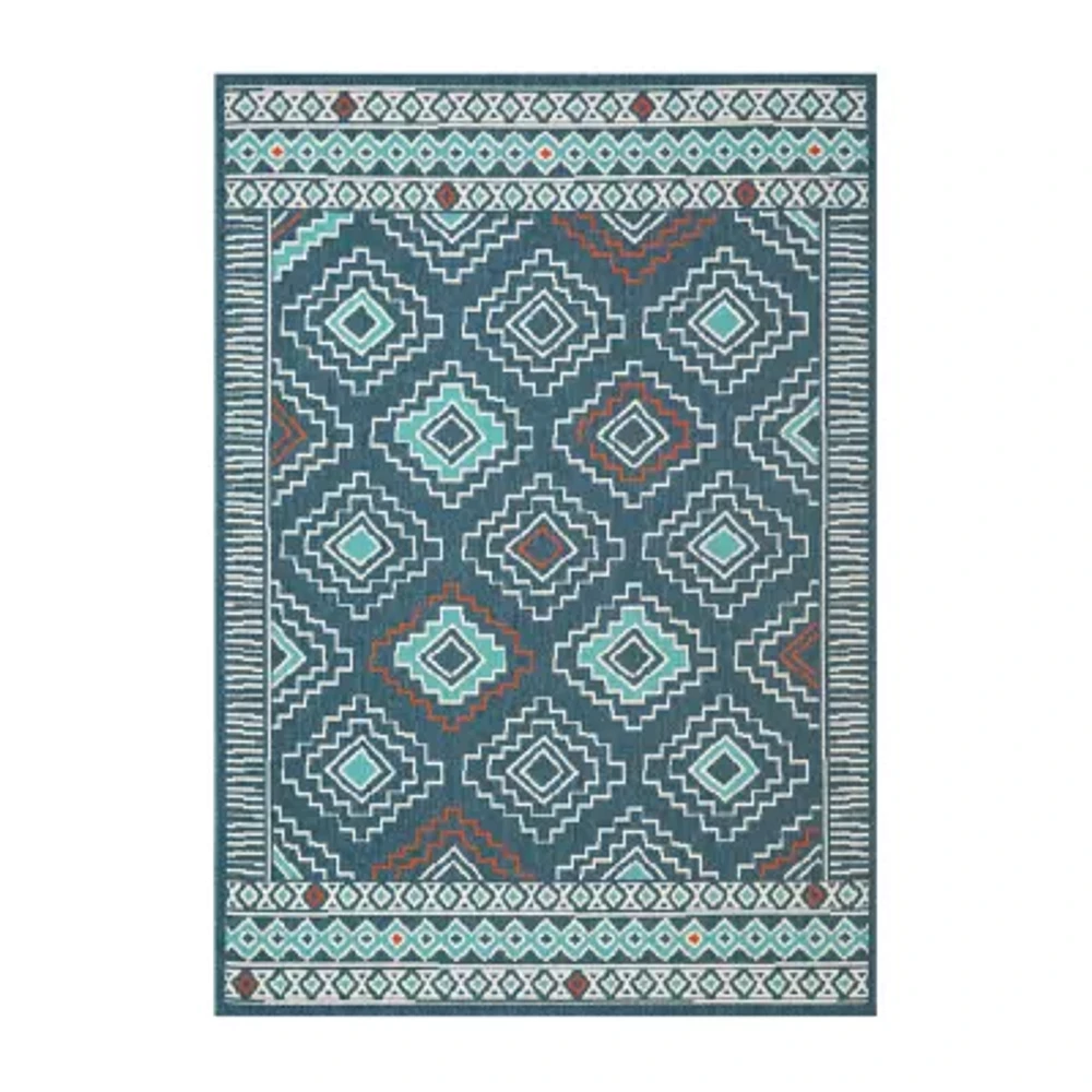 Evette Rios X LR Home Tribal Bohemian Indoor Outdoor Rectangular Area Rug
