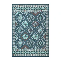 Evette Rios X LR Home Tribal Bohemian Indoor Outdoor Rectangular Area Rug