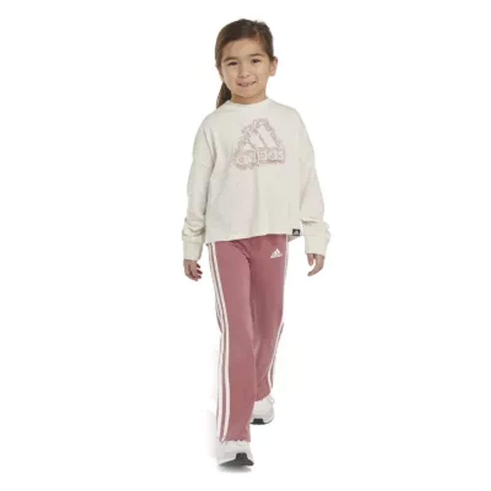 adidas Little Girls 2-pc. Legging Set
