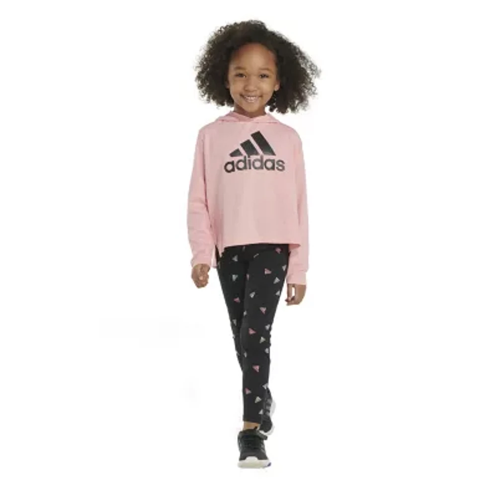 adidas Little Girls 2-pc. Legging Set