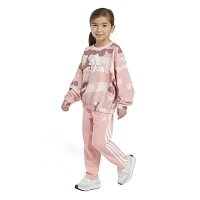 adidas Little Girls 2-pc. Pant Set