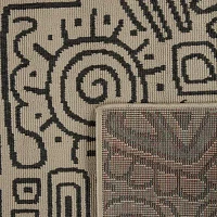 Evette Rios X LR Home Abstract Tribal Indoor Outdoor Rectangular Area Rug