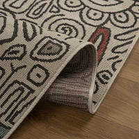 Evette Rios X LR Home Abstract Tribal Indoor Outdoor Rectangular Area Rug