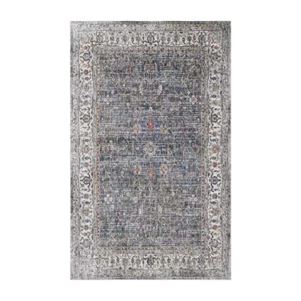 Amer Rugs Vermont Glidel Bordered Loomed 5'3" X 7'6" Indoor Rectangular Area Rug"