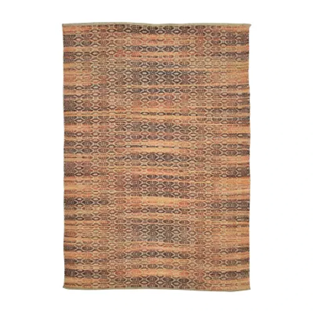 Amer Rugs Zola Parquet Geometric Flatweave 5' X 8' Indoor Rectangular Area Rug