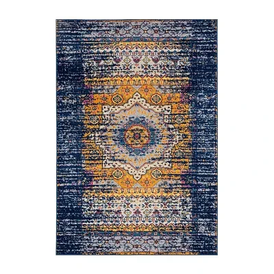 Amer Rugs Manhattan Beale Medallion Loomed 30" X 90" Indoor Rectangular Runner