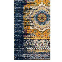 Amer Rugs Manhattan Beale Medallion Loomed 30" X 90" Indoor Rectangular Runner