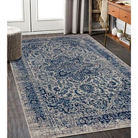 Amer Rugs Manhattan Bellamy Bordered Loomed 5'3" X 7'6" Indoor Rectangular Area Rug