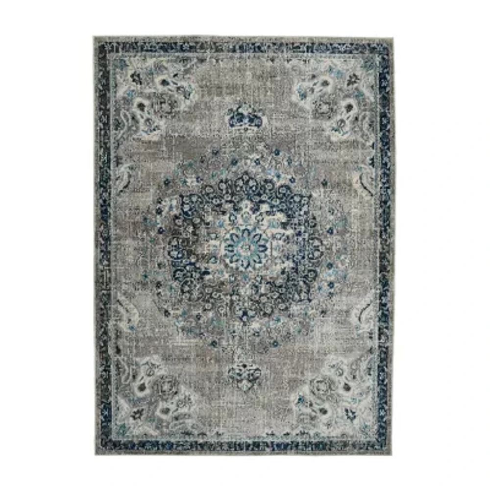 Amer Rugs Montana Nieves Medallion Loomed 5'3" X 7'6" Indoor Rectangular Area Rug