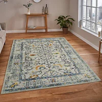 Amer Rugs Montana Dyanne Bordered Loomed 31" X 96" Indoor Rectangular Runner