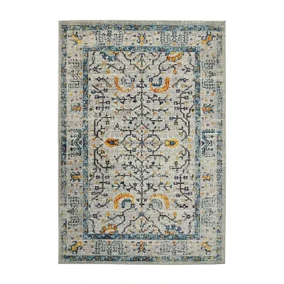 Amer Rugs Montana Dyanne Bordered Loomed 31" X 96" Indoor Rectangular Runner