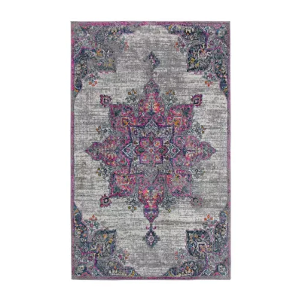 Amer Rugs Montana Isabelle Medallion Loomed 31" X 96" Indoor Rectangular Runner