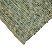 Amer Rugs Naturals Sinclair Stripe Flatweave 5' X 8' Indoor Rectangular Area Rug