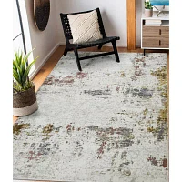 Amer Rugs Savanah Cherene Abstract Loomed 5'3" X 7'9" Indoor Rectangular Area Rug"