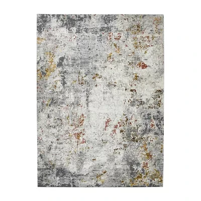 Amer Rugs Savanah Gracielle Abstract Loomed 5'3" X 7'9" Indoor Rectangular Area Rug"