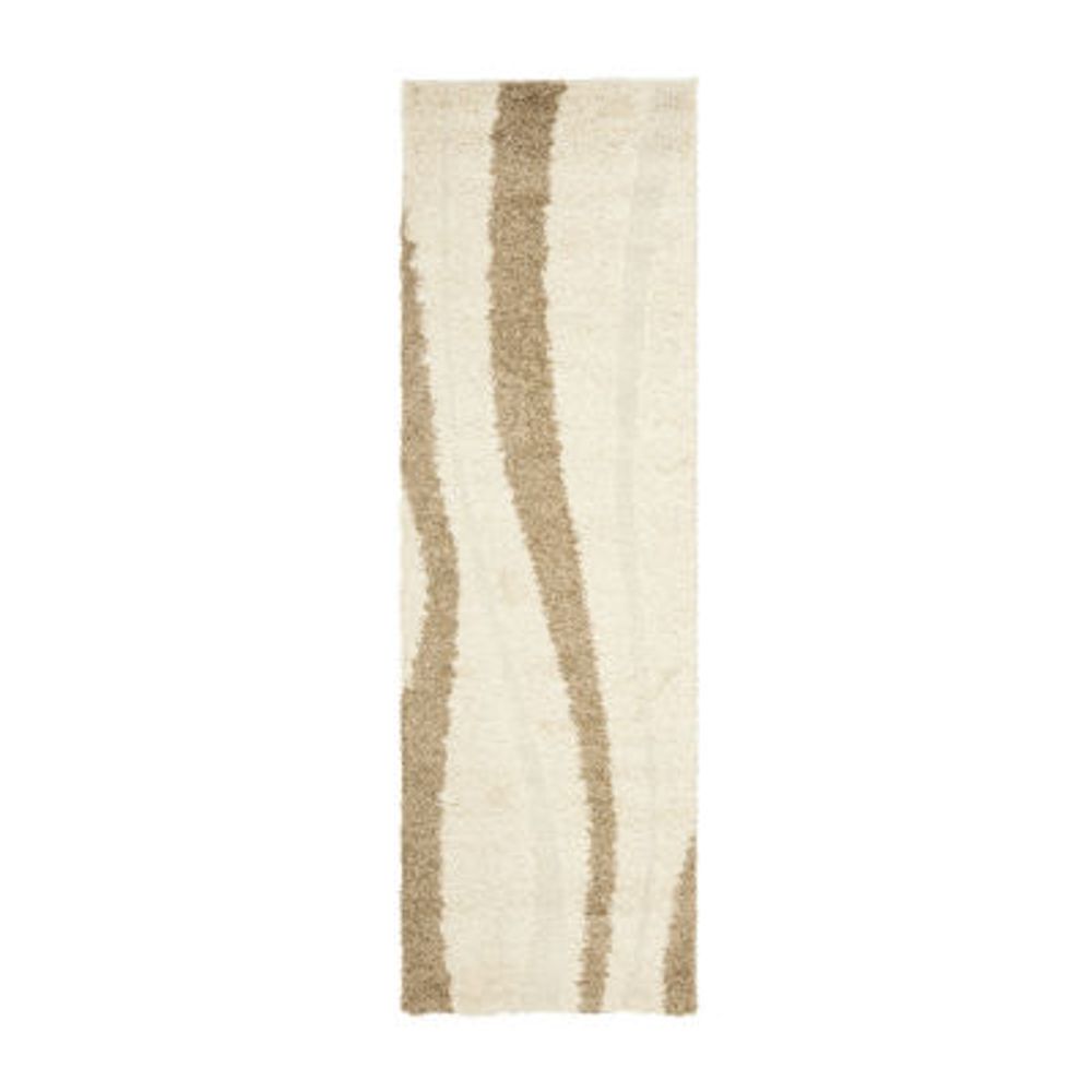 Safavieh Shag Collection Kimmee Abstract Runner Rug