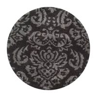 Safavieh Shag Collection Mario Damask Round Area Rug